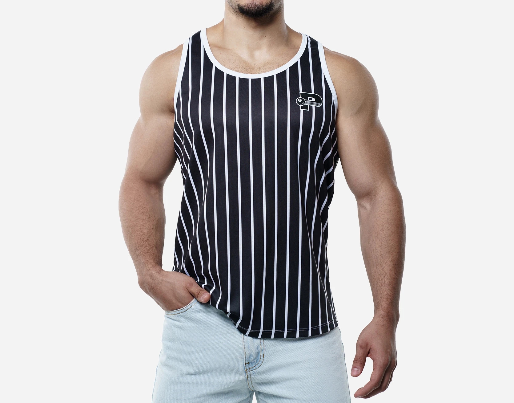 Black-striped-tank-1