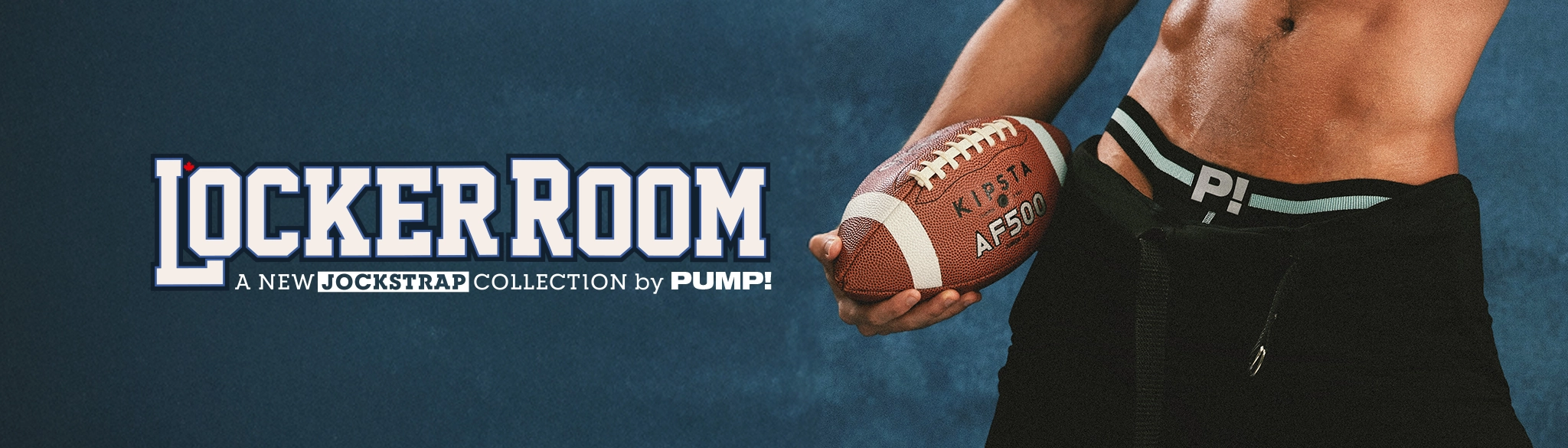 Pump underwear landing page category banner locker room Pump Underwear Colombia