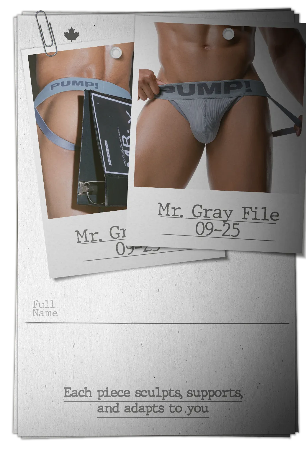 Pump underwear mobile landing page product gray jock Pump Underwear Colombia