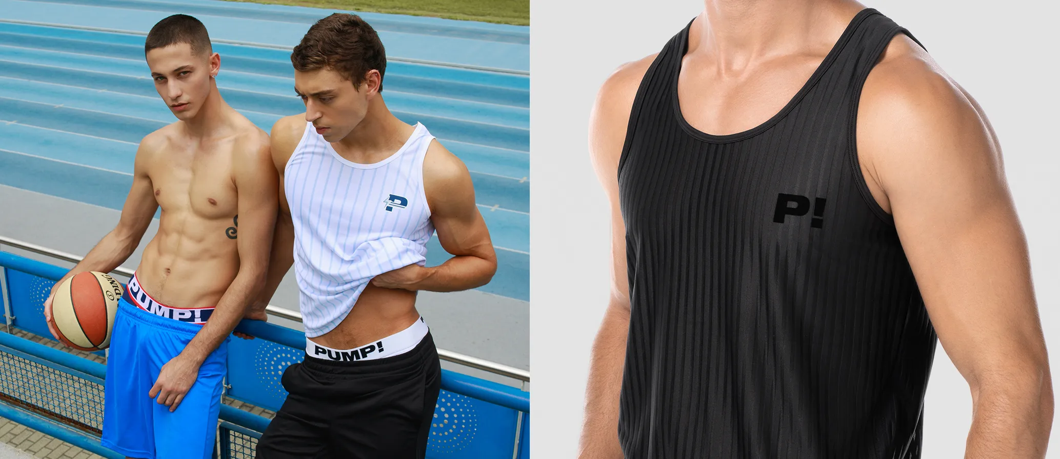 Pump underwear desktop home banner tanks Pump Underwear Colombia