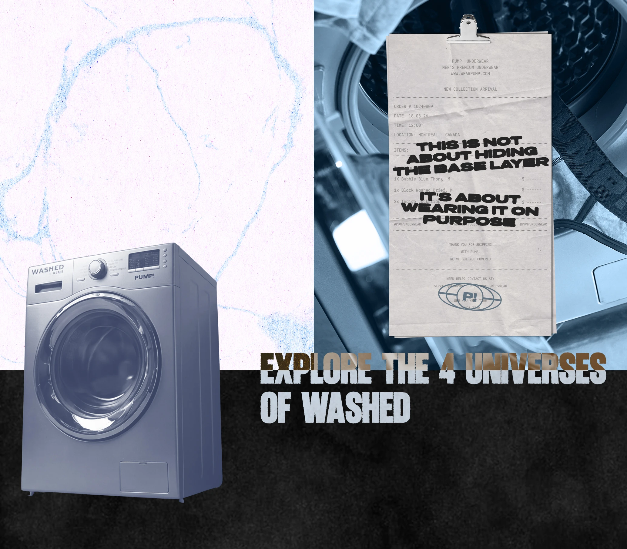 Washed Landing 004 Pump Underwear Colombia