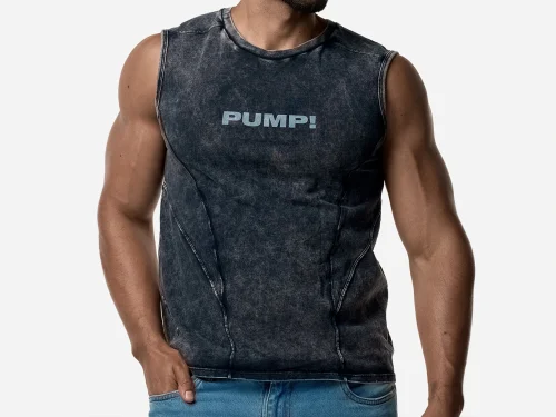 BLACK WASHED TANK TOP 1 Pump Underwear Colombia