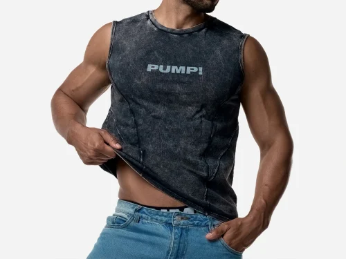 BLACK WASHED TANK TOP 4 Pump Underwear Colombia