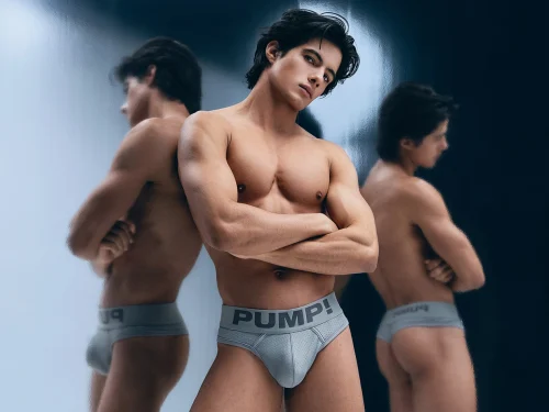 Ropa interior Mr. Gray Collection 14 Pump Colombia Tanga clásica gris 13 Pump Underwear Colombia