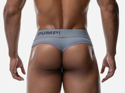 Ropa interior Mr. Gray Collection 17 Pump Colombia Tanga clásica gris 3 Pump Underwear Colombia