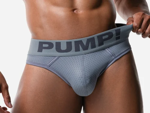 Ropa interior Mr. Gray Collection 18 Pump Colombia Tanga clásica gris 4 Pump Underwear Colombia