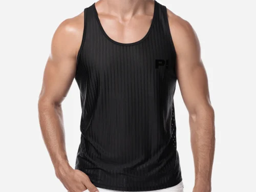 Camiseta sin mangas negra Whisper