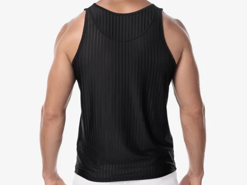 Camiseta sin mangas negra Whisper, 3 Pump Underwear Colombia