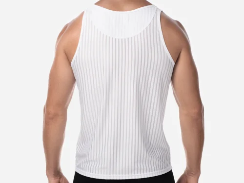 Camiseta sin mangas blanca Whisper 3 Pump Underwear Colombia