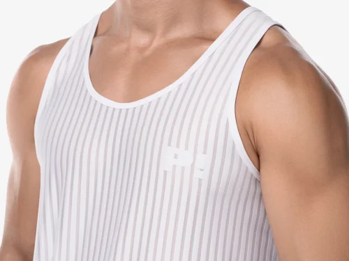 Camiseta sin mangas blanca Whisper 4 Pump Underwear Colombia
