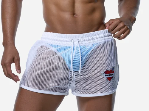 WHITE MESH SHORT 1 Pump Underwear Colombia