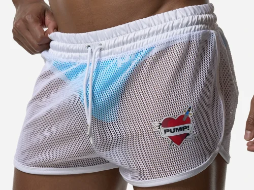 WHITE MESH SHORT 5 Pump Underwear Colombia
