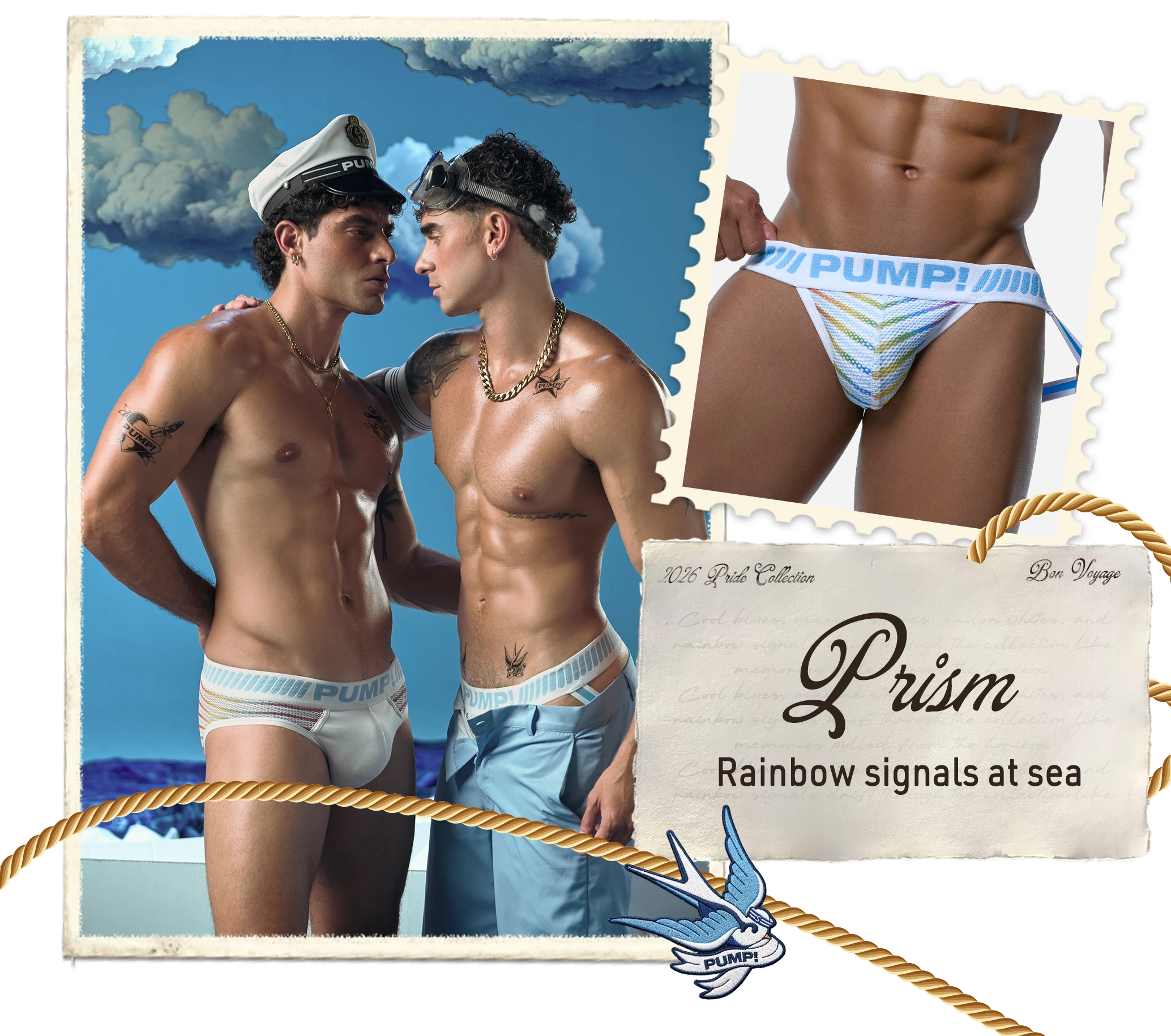 Bon Voyage Collection 89 Pump Underwear Colombia Prism Pump Underwear Colombia